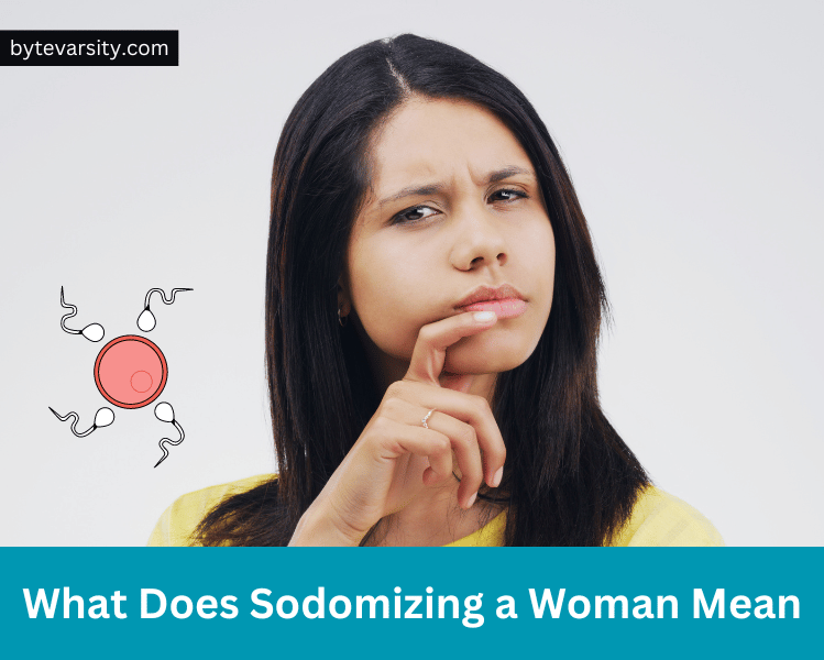 What does sodomising a woman mean