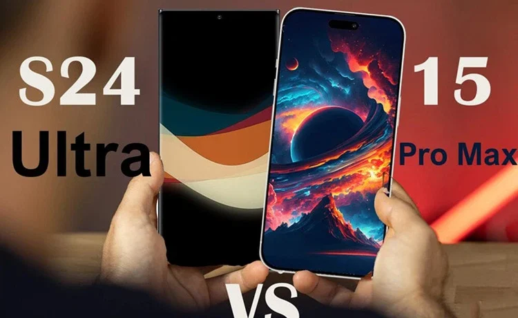 iPhone 15 Pro Max vs. Samsung Galaxy S24 Ultra. 